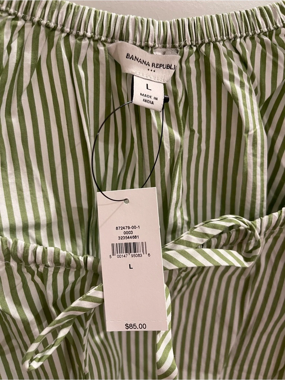 NWT Striped Scoop Neck Top